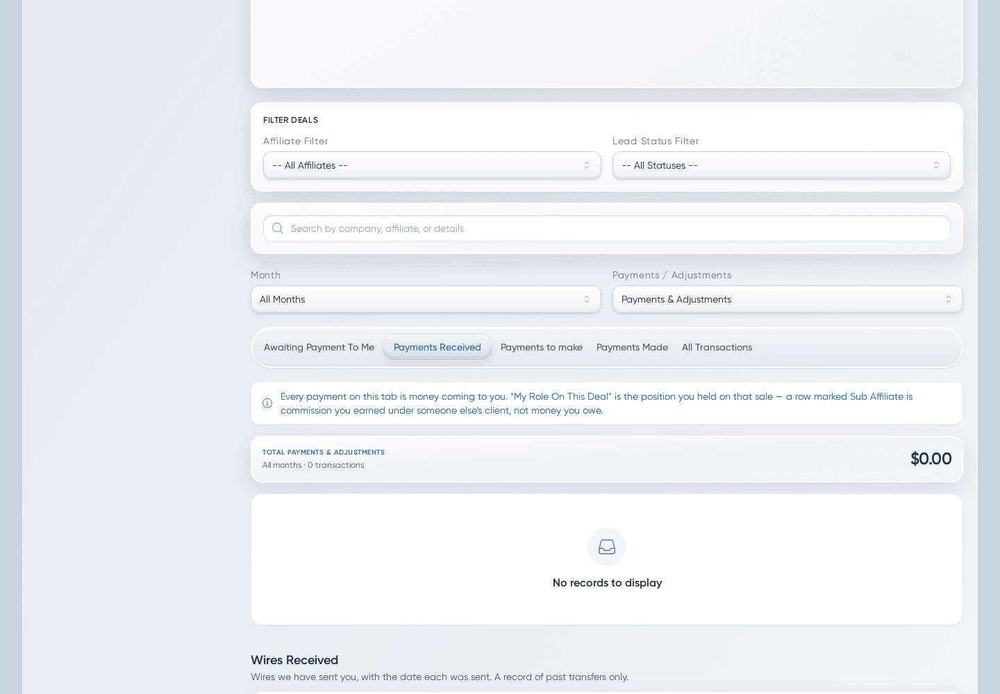 A clear view of payments